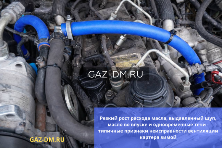 Замерзание вентиляции картера зимой на автомобилях семейства Next - скрытая причина течей масла и серьёзных поломок
