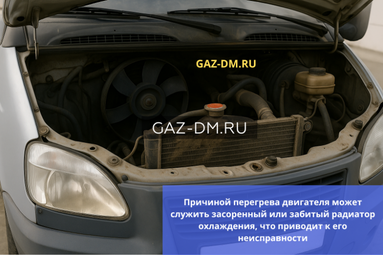 Перегрев двигателя на Газели: причины, решение и где купить надёжные детали