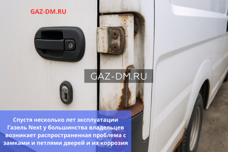 Проблемы с дверями ГАЗель Next: замки, петли и коррозия — что нужно знать каждому владельцу
