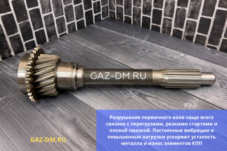 Поломка первичного вала коробки передач на Газели Некст: причины, признаки и подбор надёжных запчастей