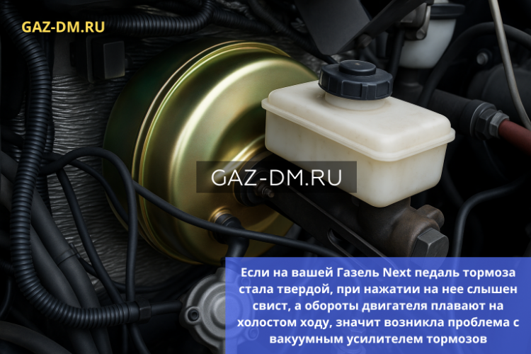 Проблемы с вакуумным усилителем на Газель Некст: причины, замена и проверенные запчасти