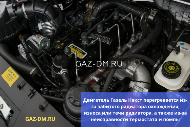 Перегрев двигателя ГАЗель Next: причины и какие запчасти выбрать для решения проблемы