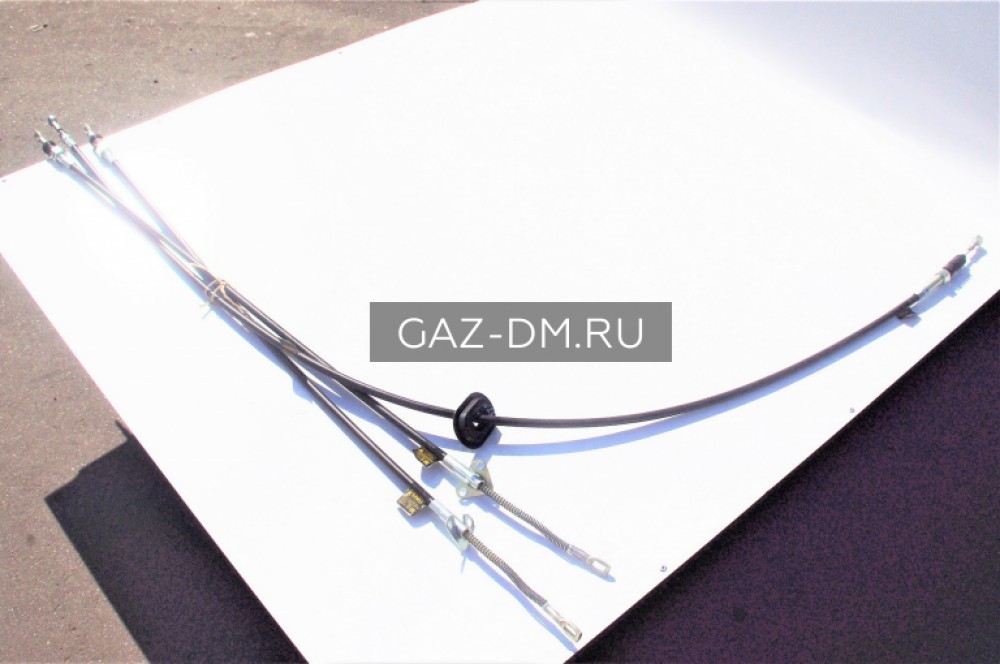комплект тросов стояночного тормоза газель nехт длин.база