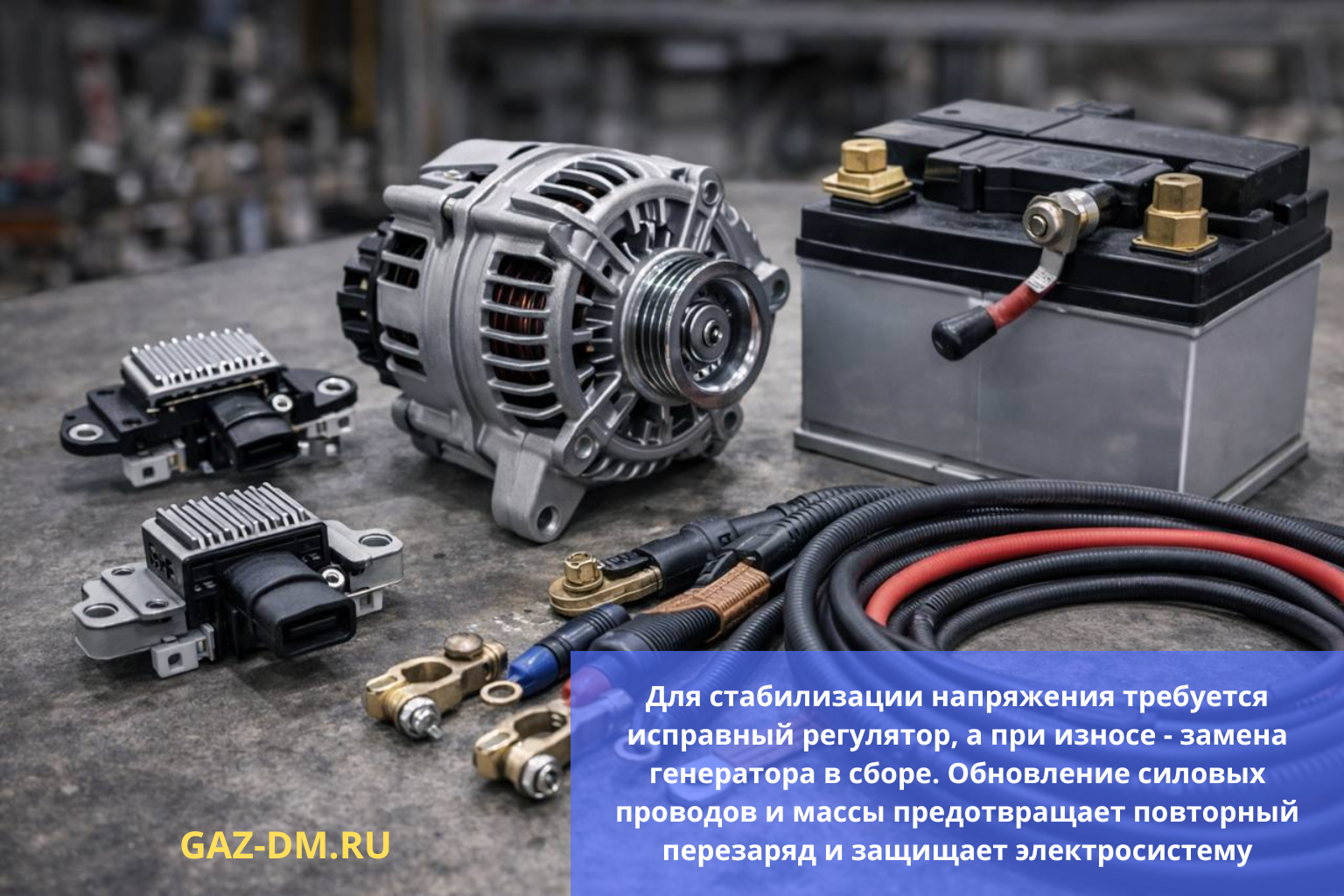 Диагностика перезаряда аккумулятора и элементов электрооборудования Газель