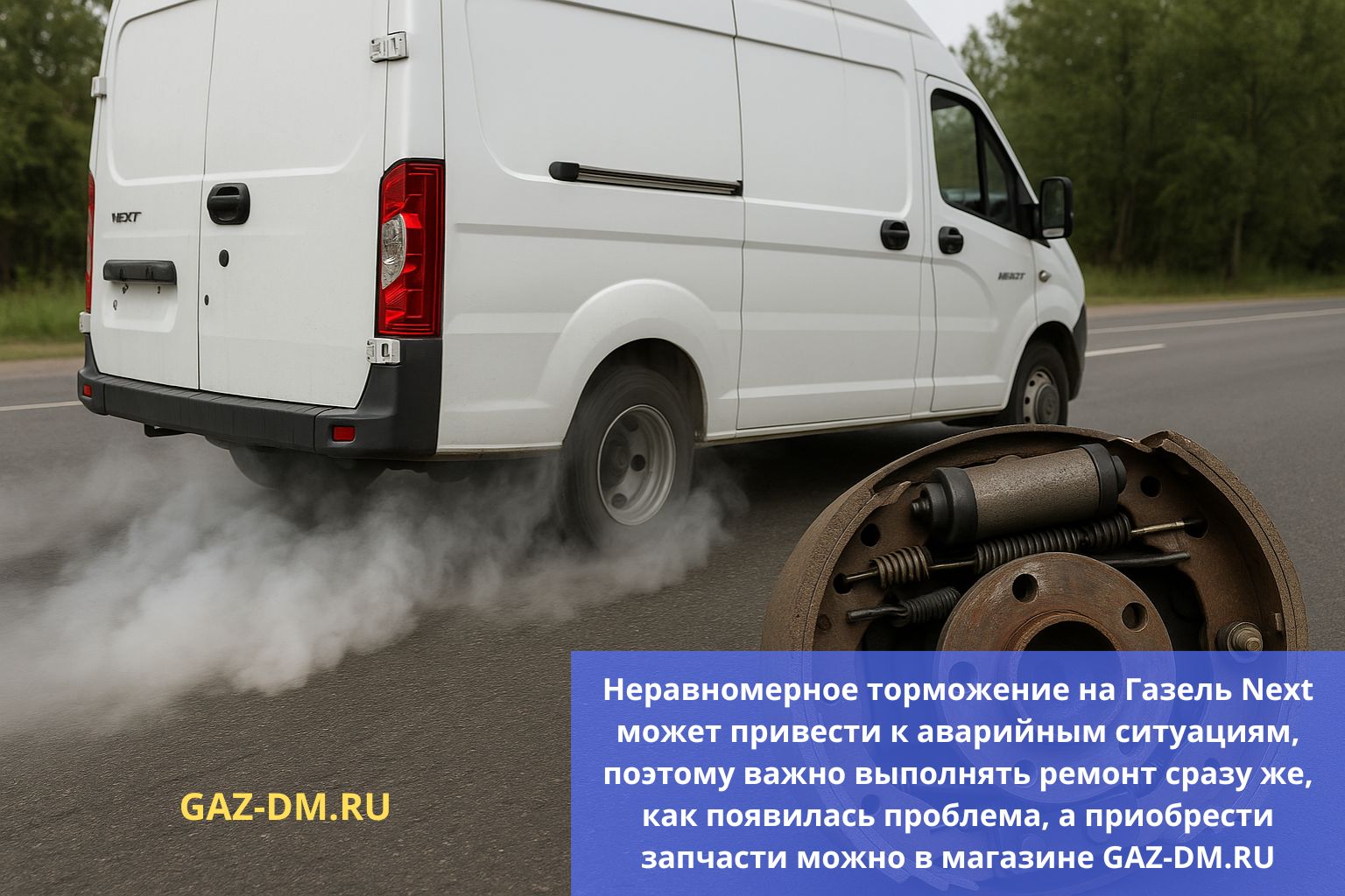 ремонт тормозной системы газель next