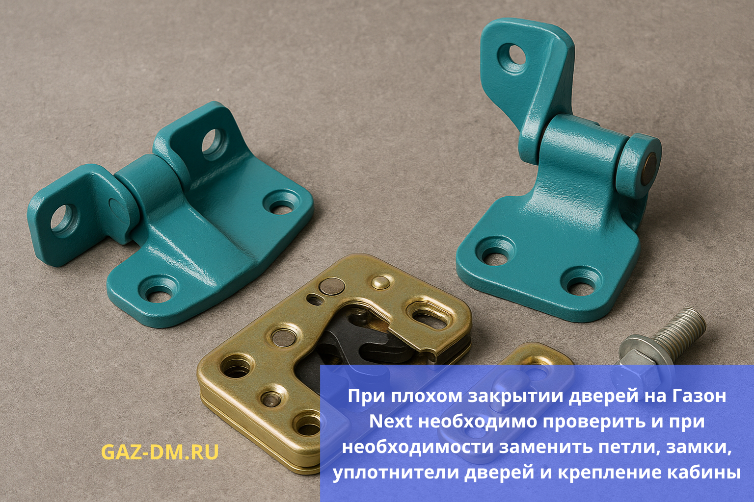 замена замков и петель газель некст