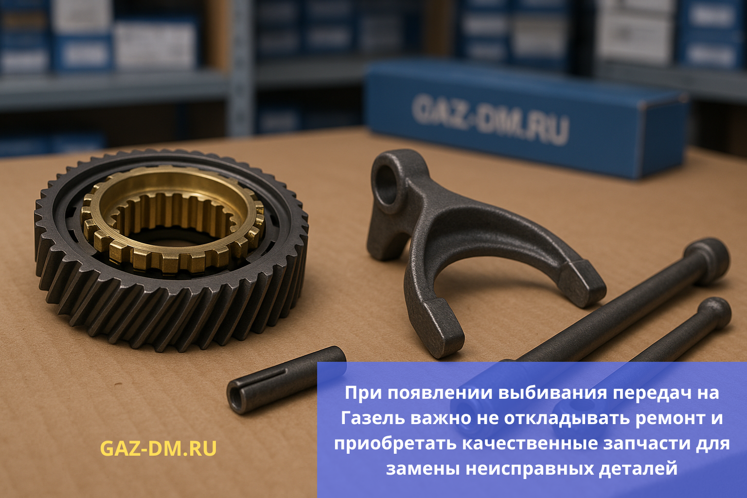 Выбивание передач на Газели - решение