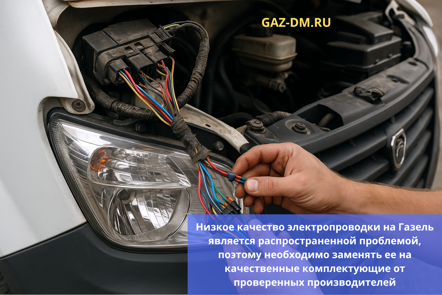 ремонт электропроводки газель