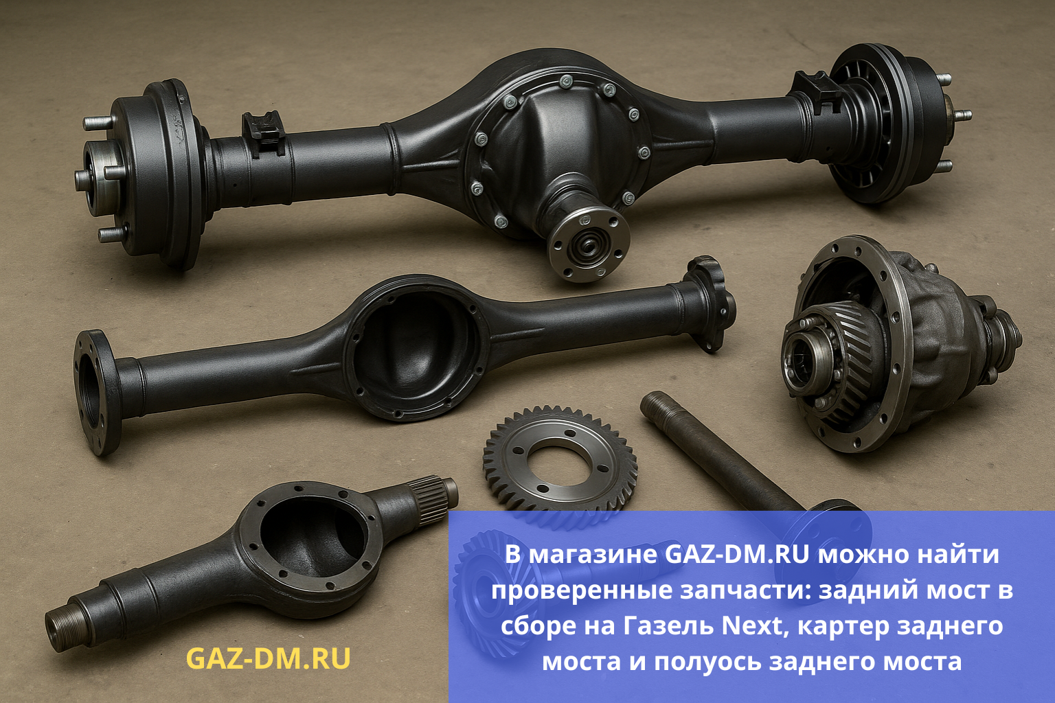 запчасти Газель для ремонта заднего моста
