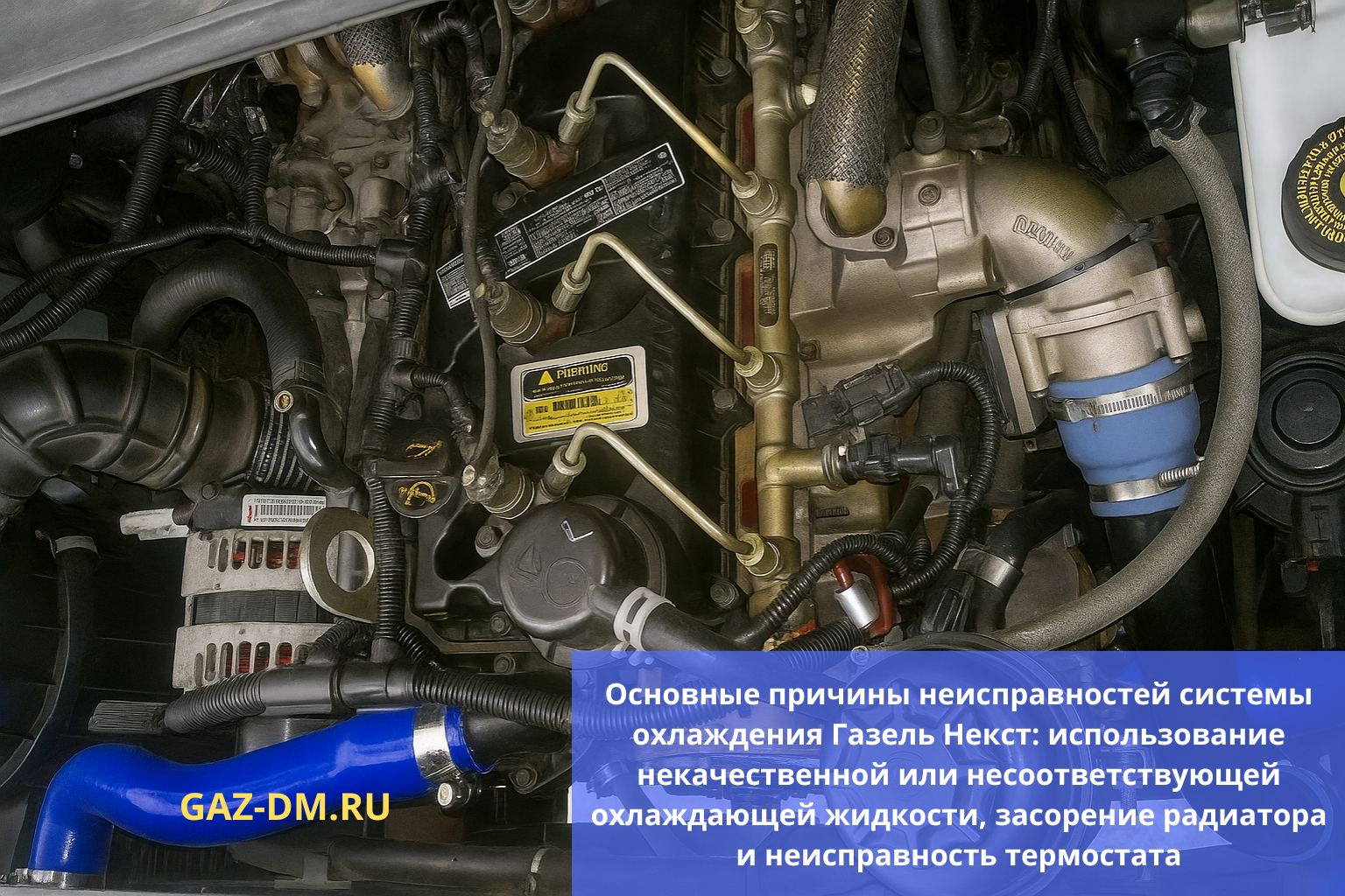Основные причины неисправностей системы охлаждения Газель Некст