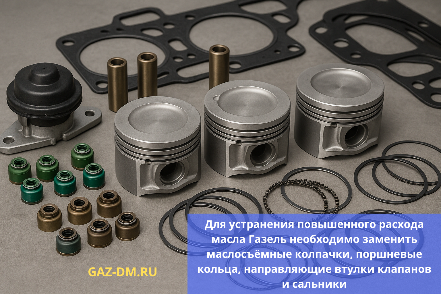 запчасти NEXT для устранения расхода масла