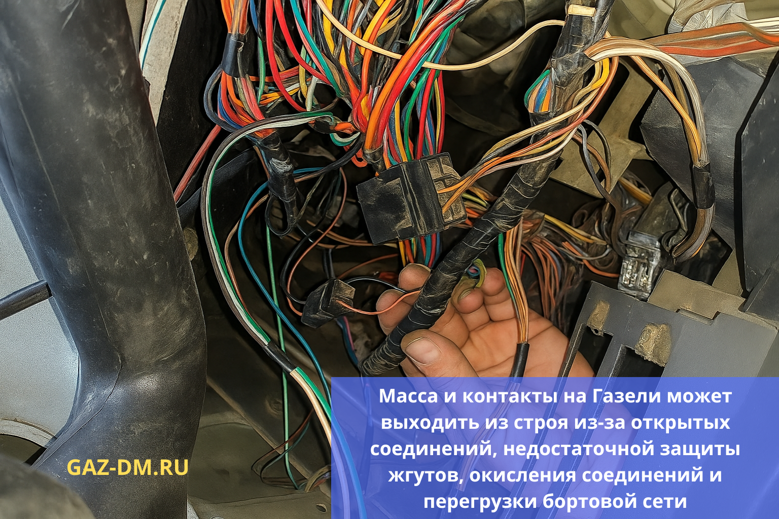 Почему страдает масса и контакты на ГАЗелях